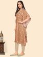 NOZ2TOZ Women s Brown Kaftan Top With Pant Set- (2pcs set) Discount