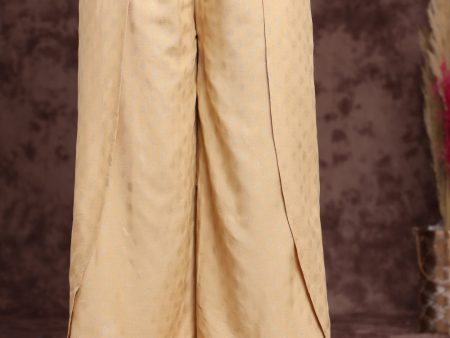 Juniper Women s Gold Rayon Printed Tulip Dhoti Pant Fashion