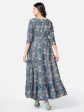 NOZ2TOZ Women s Blue Anarkali Kurta dress- (1pc set) Online Sale