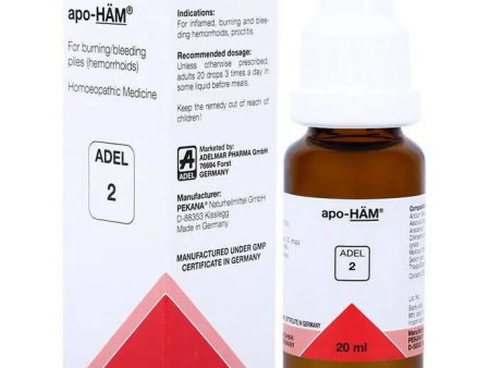 Adel Homeopathy Apo-Ham Drops For Sale