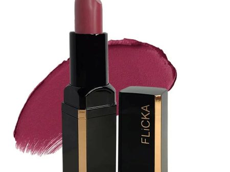 FLiCKA Lip Poetry Matte Lipstick Shade 04 Chubby Cheeks - Pink Mauve Online now