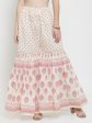 Wahe-NOOR Women s Magenta Gotta Printed Gharara Fashion