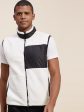 Lyush - Mascln Men s White Sleeveless Faux Fur Jacket Hot on Sale