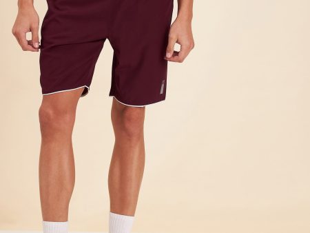 Lyush - Mascln Men s Maroon Dry Fit Shorts Hot on Sale