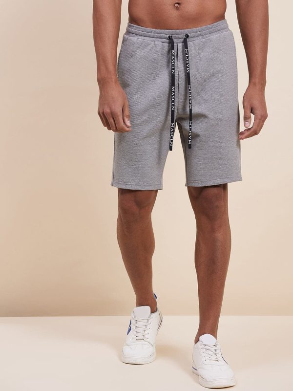 Lyush - Mascln Men s Grey Melange Bermuda Shorts Sale