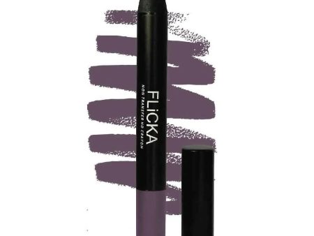 FLiCKA Lasting Lipsence Crayon Lipstick 05 Day Dreaming - Dark Purple For Sale