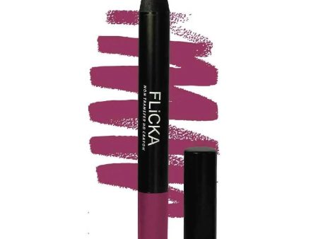 FLiCKA Lasting Lipsence Crayon Lipstick 09 Forever Young - Pink Hot on Sale