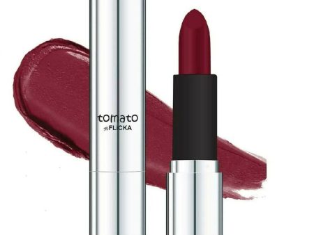 Flicka Tomato Maroon Matte Finish Lipstick Shade 08 Hot on Sale