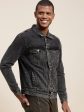 Lyush - Mascln Men s Black Washed Denim Jacket Online