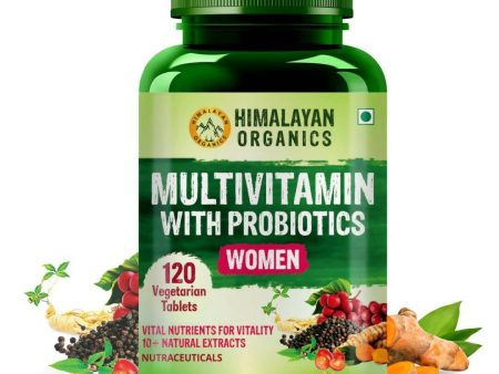 Himalayan Organics Multivitamin With Probiotics Tablets For Women For Discount