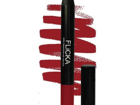 FLiCKA Lasting Lipsence Crayon Lipstick 12 Insta Diva - Light Red For Cheap