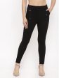 Wahe-NOOR Women s Black Regular Fit Jeggings For Cheap