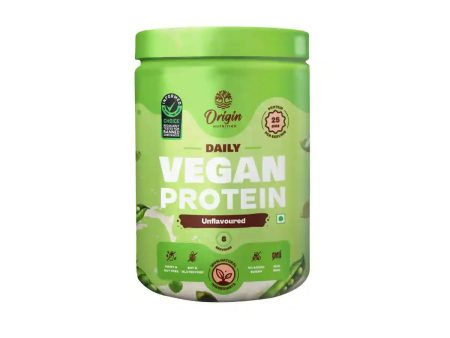 Origin Nutrition Daily Vegan Plant Protein Powder Unflavored (Jar) Discount