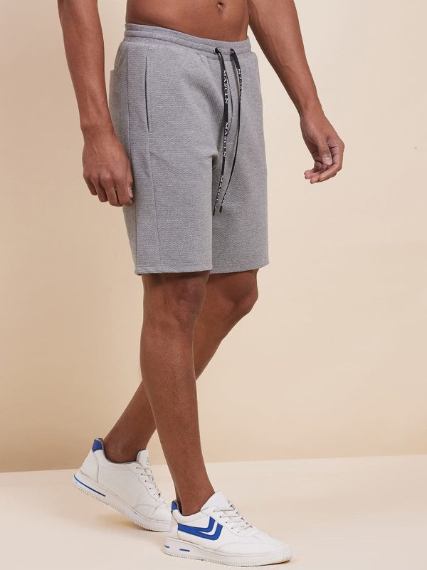 Lyush - Mascln Men s Grey Melange Bermuda Shorts Sale