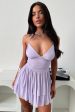 Jamie Layered Mini Dress - Lilac Sale