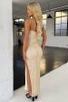 Alina Sequin Maxi Dress - Champagne Online Hot Sale