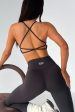 Kamari Open Back Sports Bra - Grey Supply