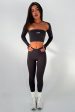 Koda Strapless Crop - Grey Online Sale